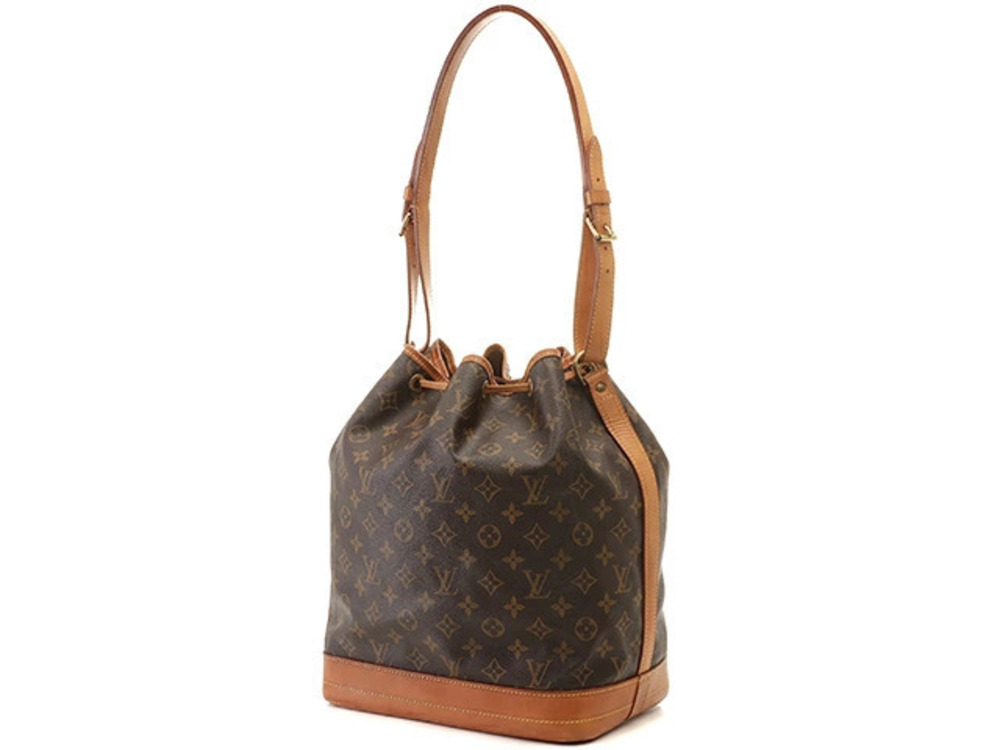Louis Vuitton bag drawstring Monogram Noe shoulder Brown